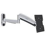 Traglast: 20 kg, Wandabstand:55-580mm, höhen- und seitenverstellbar: 33,5cm, Doppelarm