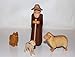 Produktbild Lotte Sievers-Hahn Krippenfiguren Set Schäfer mit Hut Hund und Schafen * 1080, 1560, 1500, 1520