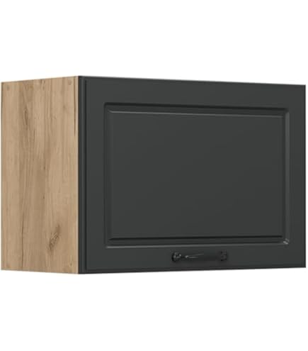 Meuble Sous-évier Coulissant Lovia Noir Mat L 60 Cm