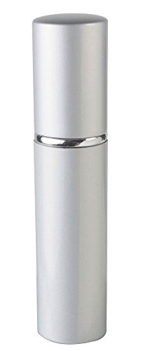niceEshop(TM) Refillable Travel Size Perfume Aftershave Atomiser Pump Spray Bottle (Silver,10ml)