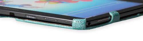 Die original GeckoCovers Samsung Galaxy Tab 3 10,1 Hülle Case Cover Tasche mit Aufsteller – Slimfithülle – Mit original Gecko Applikation und Stand – und Präsentationsfunktion / Slimfit Design / Click-In System - 7