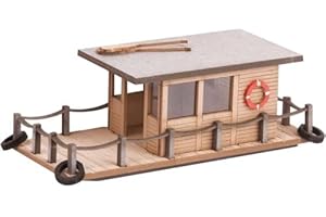 MODELLBAHNSHOP KORN Noch 14224 Hausboot Bausatz 80x34x30mm H0