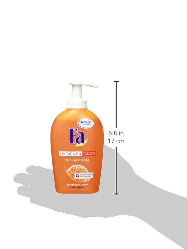 Fa Flüssigseife Hygiene & Frische, Duft der Orange, 250 ml - 3