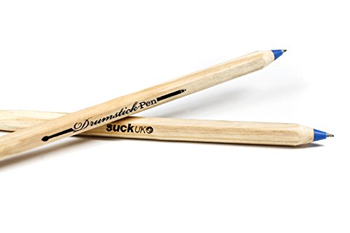 SUCK UK Drumstick-Kugelschreiber – blau (2er-Packung) - 5