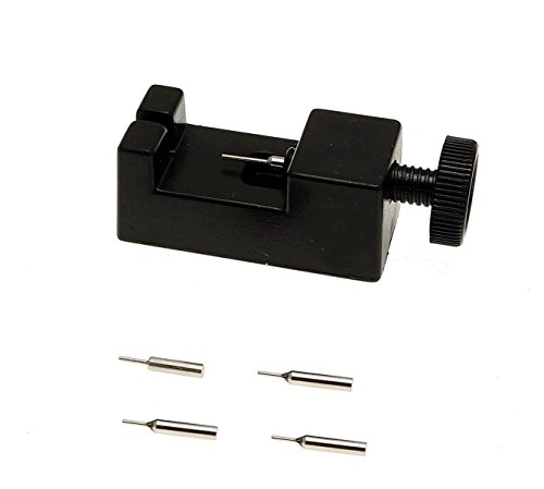 Pure Time Armband Stiftausdrcker Schwarz Reparatur Uhrmacherwerkzeug Verbindungsstift Stiftausdrcker Uhrenwerkzeug Pin entferner einstellbar + 4 Ersatzstifte Pure Time Armband Stiftausdrcker Schwarz Reparatur Uhrmacherwerkzeug Verbindungsstift Stiftausdrcker Uhrenwerkzeug Pin entferner einstellbar + 4 Ersatzstifte
