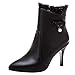 Produktbild SOMESUN High Heels Damen Mode Kurzschaft Stiefel Winterschuhe Dünne Fersenschuhe Wasserdicht Hohen Absätzen