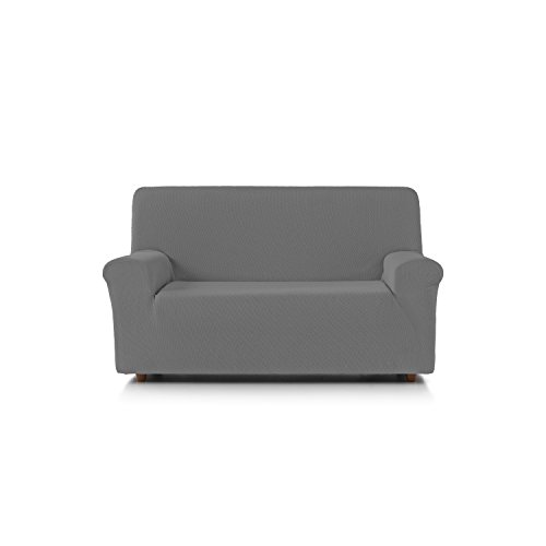 Eiffel Textile Rennes Funda Sofá Algodón Gris 150 x 195 x 2 cm 3 Plazas