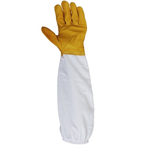 westeng 1 Paar Bienenzucht Schutz Handschuhe mit Belüftete langen Ärmeln - 8