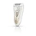 Philips SatinPerfect Deluxe HP6581/03 Wet and Dry Epilator, with Skin Tautening Attachment, Shaver Head and Precision Epilator
