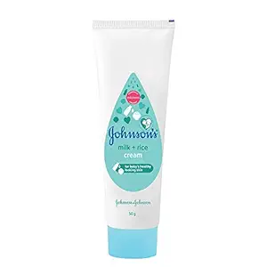 Johnsons Baby Milk and Rice Cream, 50g