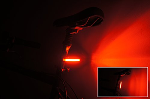 Fahrradbeleuchtung-Led-Usb mit eingebautem Akku, Led-Fahrradlampe von MSGX für gute Sichtbarkeit bei Tag und Nacht, Led-Fahrradrücklicht mit 3 Leuchtstärken (+Blinkmodus), Extrem Helles Usb-Fahrradlicht inkl. Ladekabel für den täglichen Einsatz, Blitzschnelle Installation und Abnahme der Fahrradlampe - 6