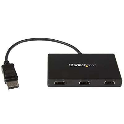 StarTech.com Splitter multi-écrans DisplayPort vers 3x HDMI - Hub MST à 3 ports - Répartiteur DP 1.2 vers 3x HDMI (MSTDP123HD)