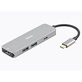 USB Type C Hub HDMI Adapter, Benfei USB C to HDMI 4K Adapter USB-C to 2 USB 3.0 Ports with USB C Female Charging Port[Compatible with Apple New MacBook 2017 ,2016,2015]