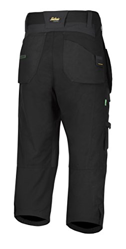 Snickers Workwear 6905 FlexiWork Piratenhose mit Holstertaschen, 1 Stück, 62, schwarz, 69050404062 - 2