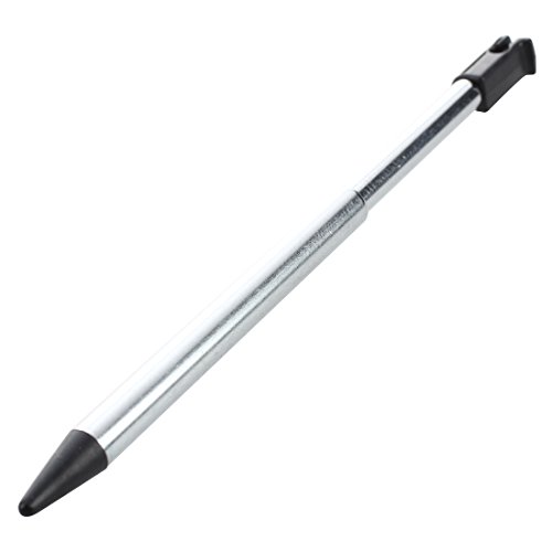 pluma tactil de pantalla para Nintendo 3ds - TOOGOO R  3 pzs Tono de plata negro Lapiz optico de plastico para Nintendo 3ds