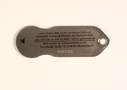 Einkaufswagenchip 6 Stück Edelstahl AF mit 365 Tagen gratis Schlüsselfund-Service - 3