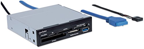 MANHATTAN Multi-Card Reader/Writer USB 3.0 3.5 Zoll Einbau 48-in-1 Unterstuetzt die meisten Kartenformate - 2