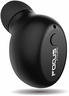 Mini Bluetooth Earbud Smallest Wireless Invisible Headphone with 6 Hour Playtime Car Headset with Mic for iPhone and Android Smart Phones (One Pcs) Focuspower F10