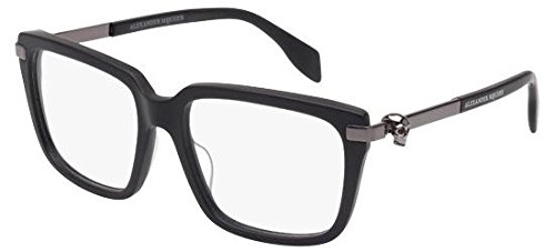 Price comparison product image Alexander McQueen - AM0022O,  Geometric,  acetate,  men,  BLACK(002 A)