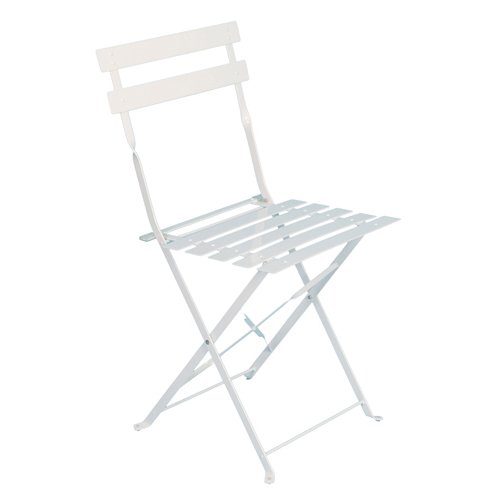 Preisvergleich Produktbild Gartenstuhl Camargue – Metall – Weiß