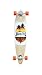 Produktbild Rhum Pintail Longboard Barbados Original - Chilli24® Special Edition inkl. Gratis Skatetool