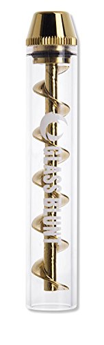 Glass Blunt Classic Gold - 1x Quarzrohr, 2 x Gummikappen, 1 x Reinigungsbürste von Glass Blunt