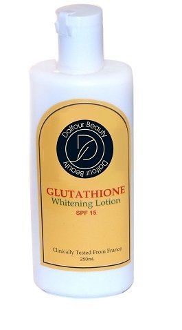 Authentic Dalfour Beauty Natural Whitening Brightening Glutathione Lotion with SPF 15 Sunblock To Revitalize, Rejuvenate And whiten Skin