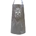Produktbild Kochschürze Lederschürze Wasserdicht Schürze Küchenschürze Latzschürze mit Verstellbarem Nackenband und Buchstaben Muster für Frauen Männer Chef (Mycastle)
