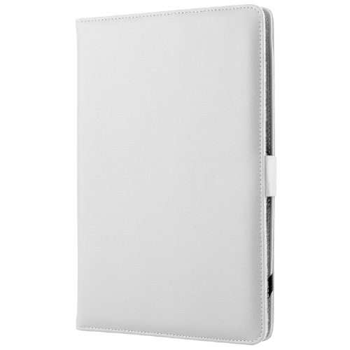 iProtect Kunstleder Tasche für MEDION LIFETAB Schutz Hülle Case mit Stylus PEN für E10316 MD98516 10,1 Zoll weiß - 7