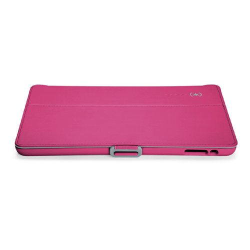 Speck StyleFolio Tablet Case Cover Schutzhülle mit eingebautem Stand für iPad Air 5th Generation – Fuchsia/Nickelgrau - 4