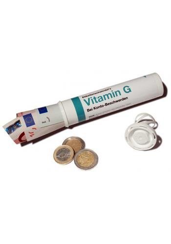 Preisvergleich Produktbild Geld oder Geschenk-Röhrchen - Vitamin G