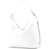 ein großes, geräumiges Hauptfach mit Reißverschluss durch ein Mittelfach ebenfalls mit Reißverschluss geteilt | DIN A4 geeignet (keine Ordner !) | ausgestattet mit einem seitlichen Steckfach für Ihr Smartphone geeignet sowie einem seitlichen Reißverschluss-Innenfach | rechts und links ist je ein seitliches Außenfach mit dekorativem Lederbändel-Zipper angebracht