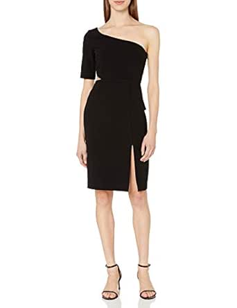 one piece dress with side cut