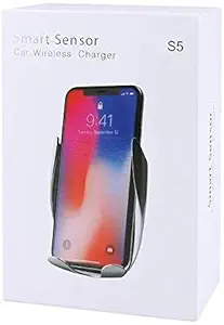 Kardeck S5 Smart Sensor Car Wireless Charger Mount Fast Wireless Charging 360� Air Vent Car Phone Holder
