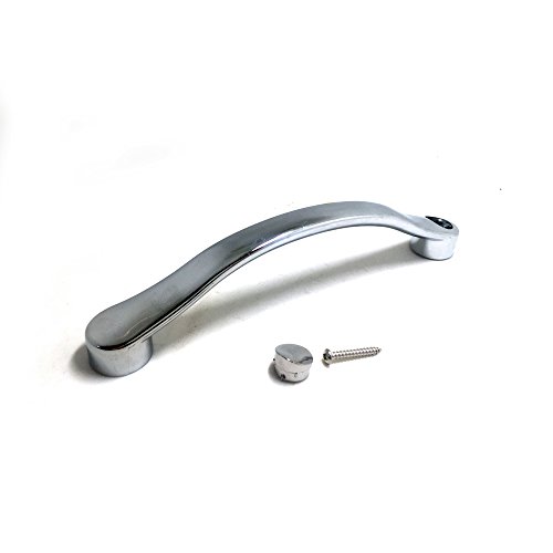 Smoothly-Paire-de-poignes-de-remplacement-incurves-pour-porte-de-douche-Chrome