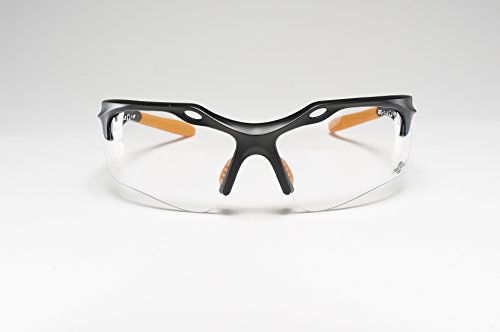 ToolFreak Schutzbrille | Maximaler UV Schutz | Beschichtet und Kratzfest für klare Sicht | Augen Schutz mit Sport Stil Design Sehr Leicht | Klare Glaeser oder Dunkle Glaeser (Klare Glaeser) - 4