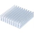 xcluma Aluminum Radiator IC Heat Sink Heat Sink 40 x 40 mm x 11 mm White