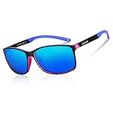 4,Incredible Value - incluye un estuche rígido QUESHARK EVA y una bolsa y bolsa de microfibra personalizadas que se pueden usar para la limpieza y el almacenamiento de sus gafas de sol. Ofrecemos opcionales diferentes lentes de recubrimiento de color. Las gafas de sol deportivas polarizadas ofrecen una sorprendente protección ocular para el ciclismo, la conducción, la carrera, la pesca, la equitación y otros deportes al aire libre o actividades de ocio. Estarás protegido en garantía.