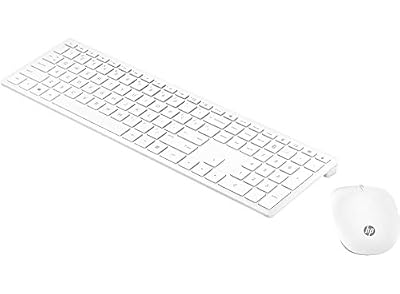 HP Pavilion Wireless Desktop Set 800 White French
