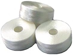 Gem White Pre Wound Bobbins 144pk