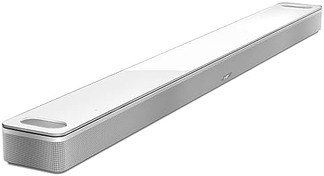 Bose Smart Ultra Soundbar con Dolby Atmos e controllo vocale Alexa, AI Bluetooth Wireless, sistema audio surround per TV, Bianco