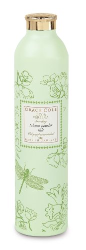 Grace Cole Floral Collection Lily and Verbena Talcum Powder 200g