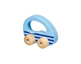 goki 55952 Greifauto Holzfahrzeug zum Rollen ab 6 Monate Holz (hellblau)