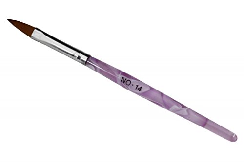 Effect Beauty Round Acrylic Nail Brush Size #14