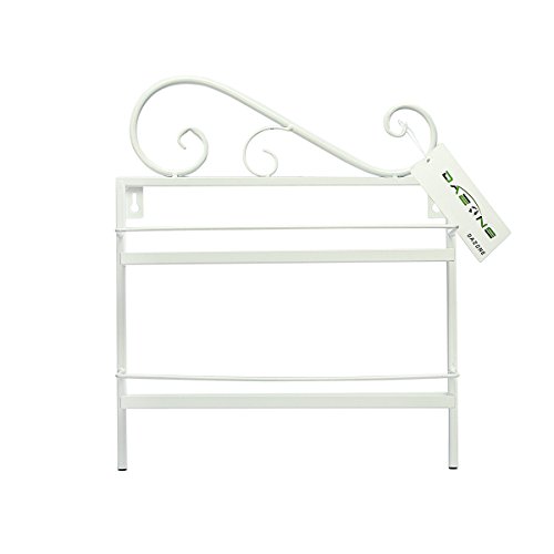 Dazone® 5-tier Metall Herz Nagellack Organizer Aromatherapie und ätherischen Ölen Regal Lippenstiftständer Aufbewahrung (Weiß) - 4