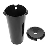 Lavabo à Cheveux Mobile Seau de Lavabo en Plastique pour Collecter l'eau Sale Dans le Bac à Shampoing Solon et Maison, 10L