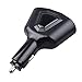 Produktbild Drei-in-Eins-Multifunktions-Kfz-Ladegerät Dual-Zigarettenanzünder + Quick Charge Dual USB + Spannungserkennungseingang DC12-24V, Export 5 (V), QC-Autoladegerät, 2USB-Port für schnelles Laden,Black