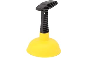 Mini kolv kolv sugklocka kolv handfat liten toalett kolv med ergonomiskt handtag, liten avloppskolv för toalett bad handfat (