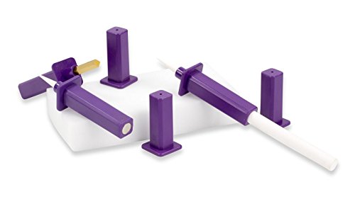 SchärfWunder Keramik- & Titanschärfer Plabo für Messer, Scheren uvm., lila