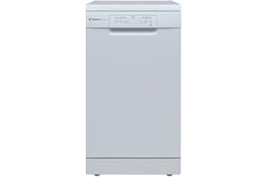 CANDY CDPH 2L1049W-80 Freestanding 10 Place Setting Slimline 45cm Dishwasher, 5 Programmes, Quick wash, White